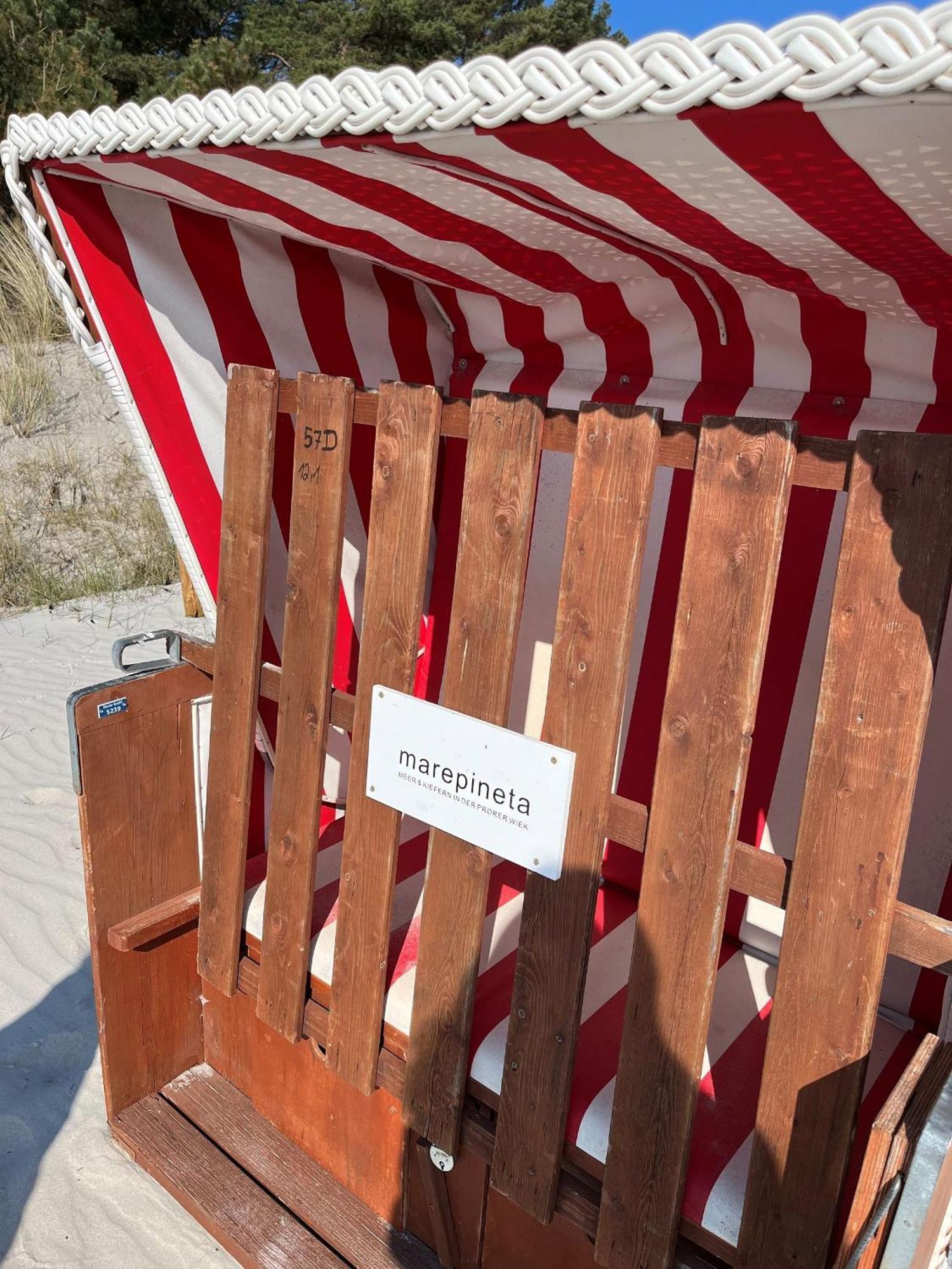 Ferienwohnung Marepineta Im Haus Zudar Prora Binz Exteriör bild